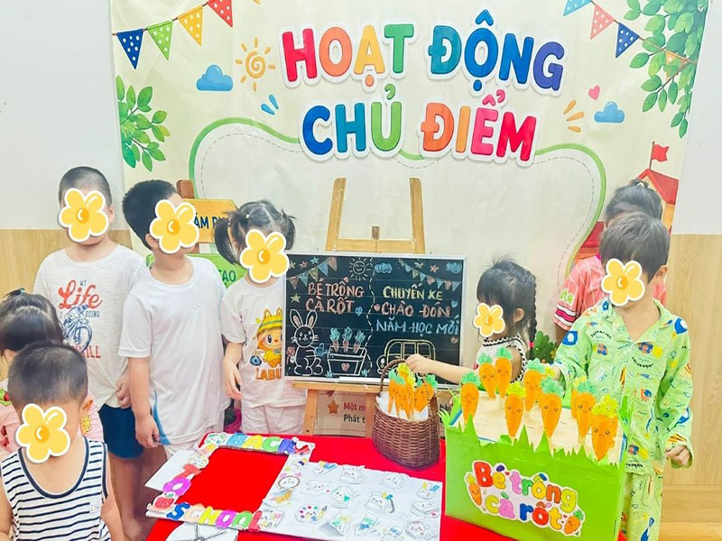 Hoạt động chủ điểm tháng 9 chi nhánh Tân Mỹ cơ sở 1