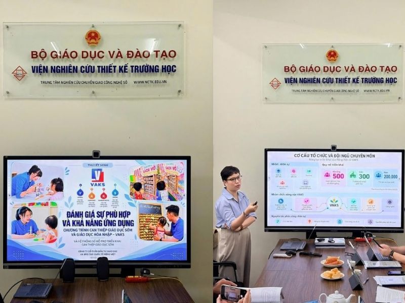 Rồng Việt Education báo cáo thẩm định can thiệp giáo dục sớm và giáo dục hòa nhập